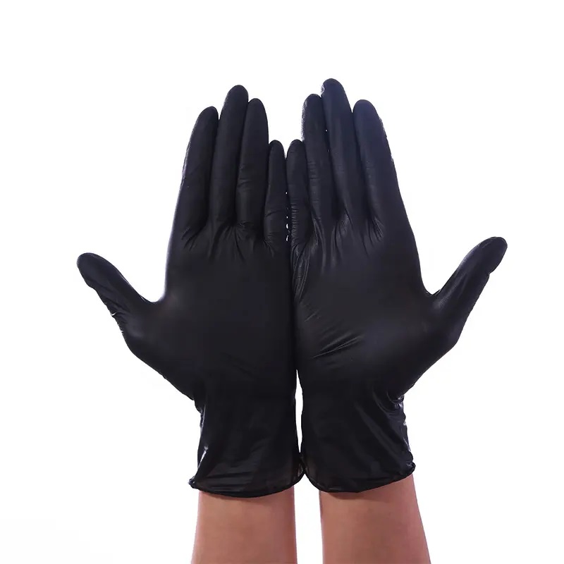 NITRILE GOVES BLACK