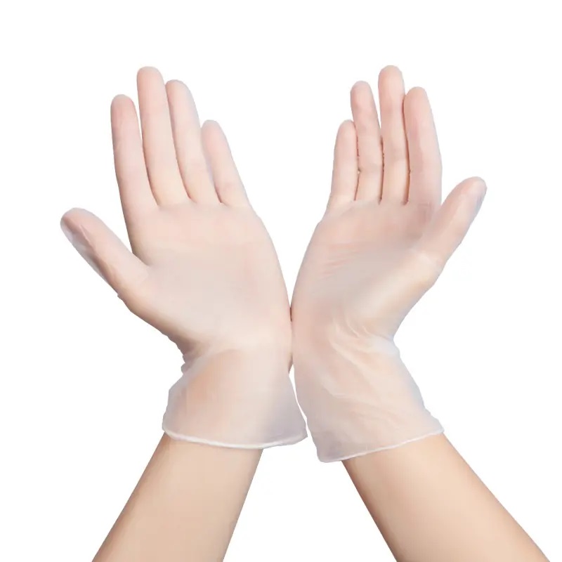 vinyl gloves -clear