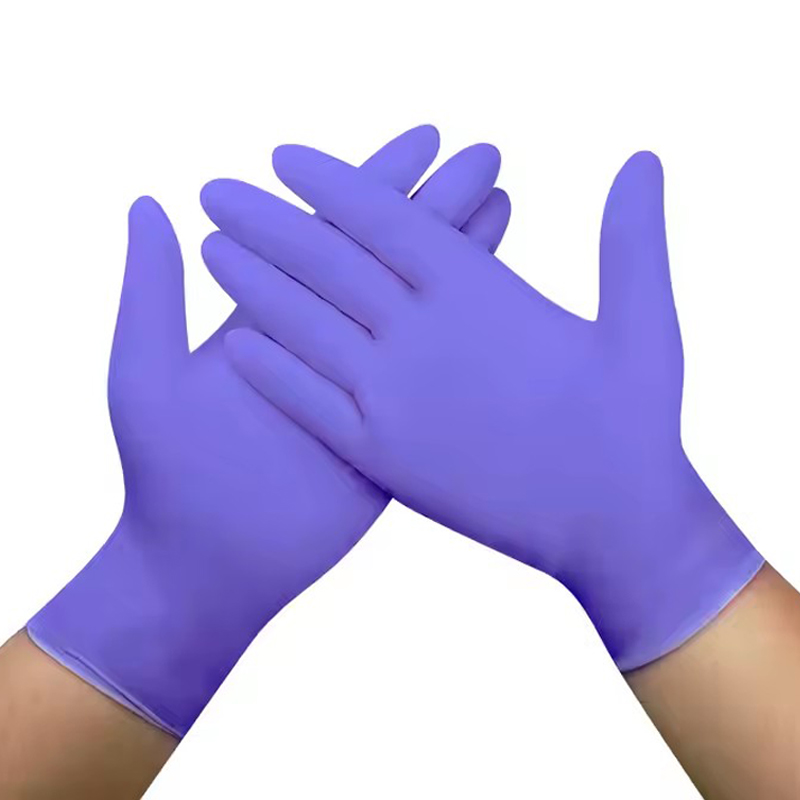 nitrile gloves purple 800